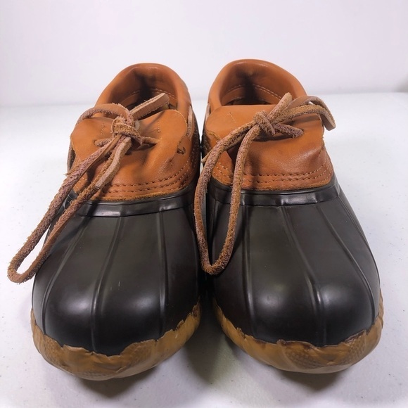 CABELAS Rubber Leather Ankle Duck Boots Rain Muck - Picture 3 of 9